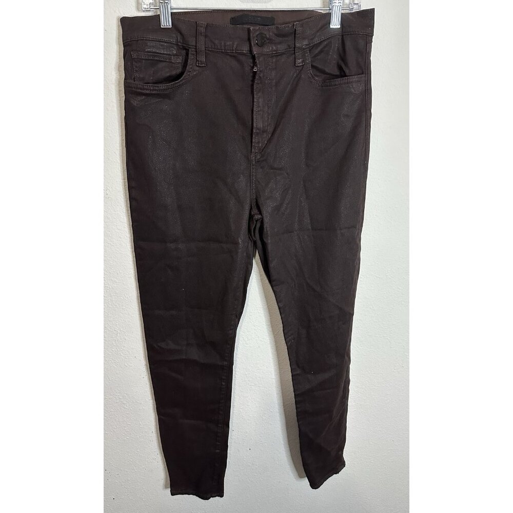 Joe’s Jeans The Charlie high-rise skinny ankle Brown Metallic Pants Size 32